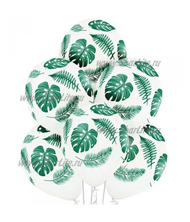 Воздушные шары Тропические листья
